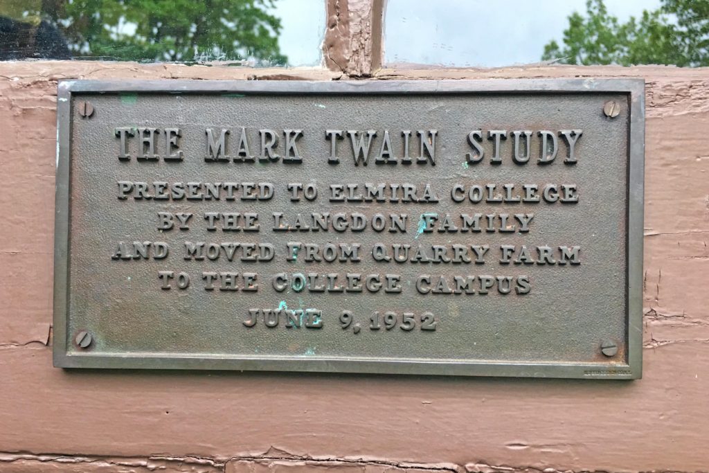 Twain Study Plaque